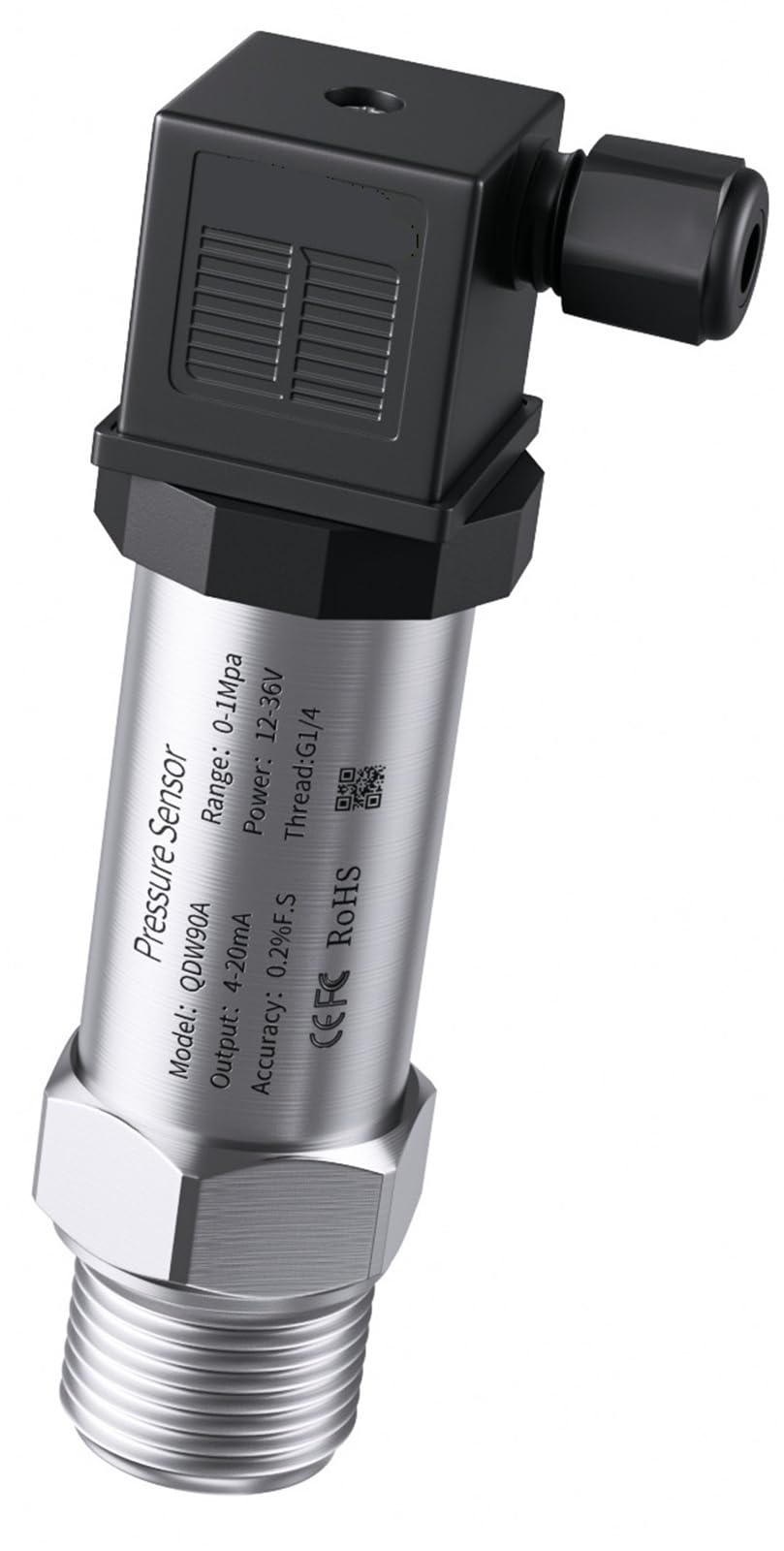 Sensor de presión G1/4 "10bar 20bar 4-20mA 0-3,3 V transmisor de presión 4-20mA 0-10V 0-5V RS485 transductor de Sensor de presión Digital