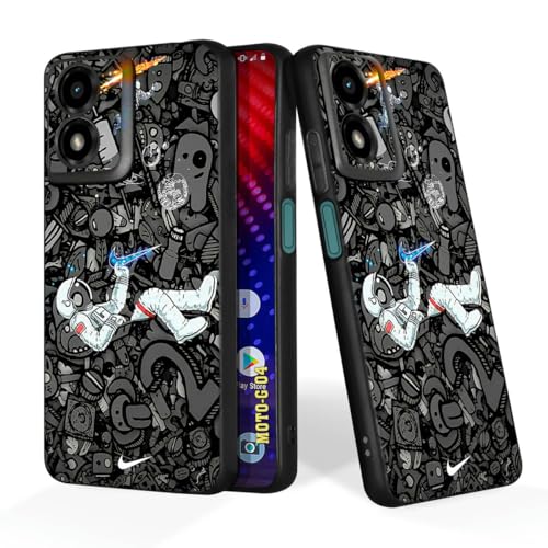 Image of Soft Silicone Mobile Back Cover Compatible with Motorola G04, Motorola G04S (Multicolor)(@21-MOT-G04-241)