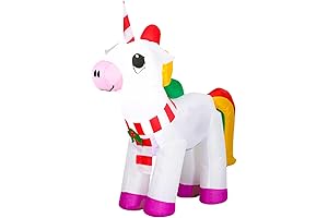 Festive Cheer with the Enchanting Christmas Inflatable Unicorn