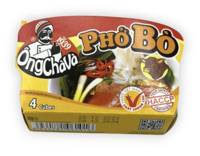 OngChaVa PhoBo Vien Gia Vi 4 Sachets de 75g - Mélange d'épices vietnamiennes, Lot de 2