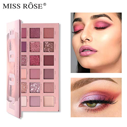Paleta de Sombras New Nude Miss Rôse - 18 Cores