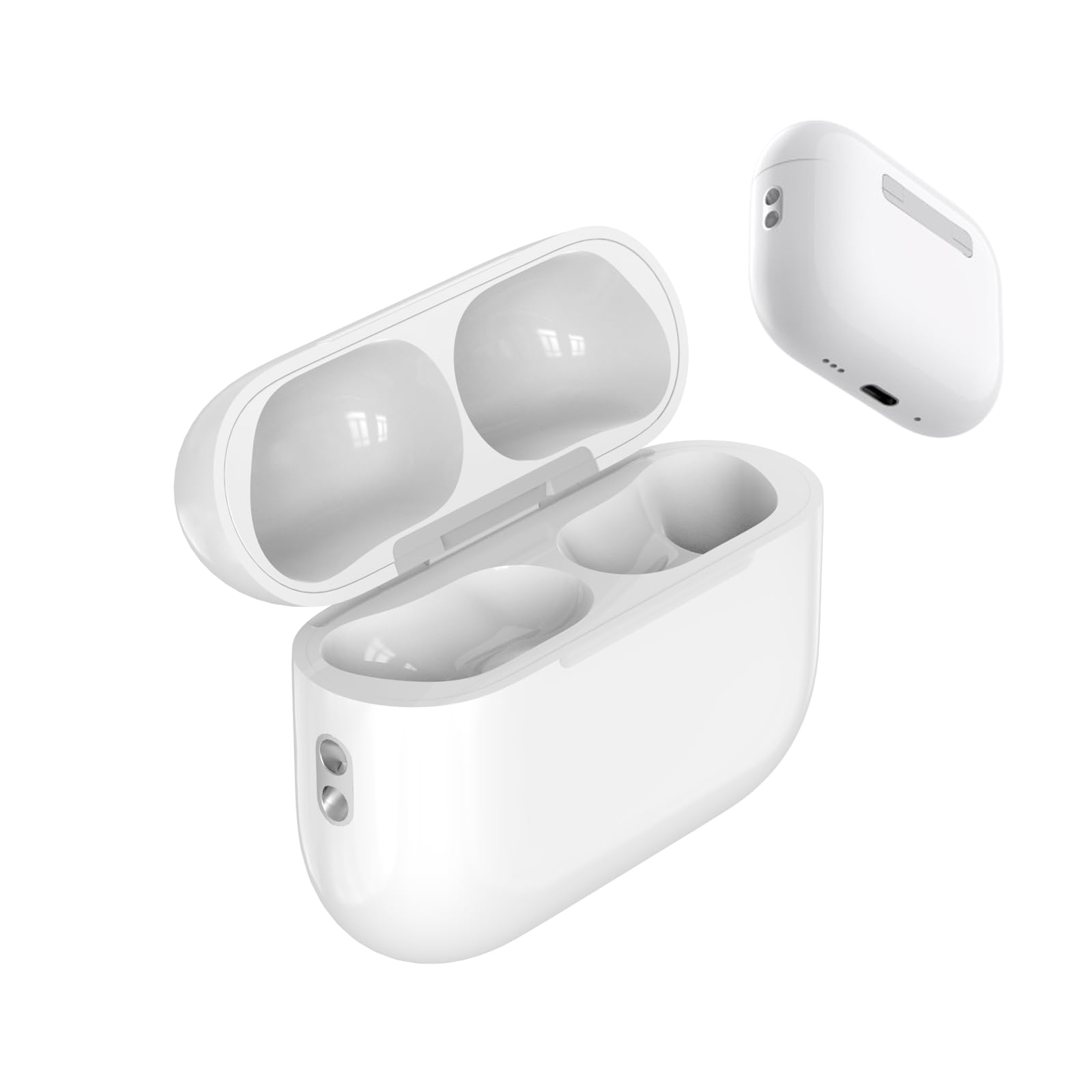 Custodia di ricarica wireless compatibile con AirPods Pro 3 | Ricarica USB-C, custodia di ricambio, AirPods Pro 3