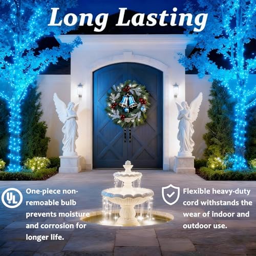 50 Counts Aqua LED Christmas Lights - 25ft Christmas Tree Lights  - image 5