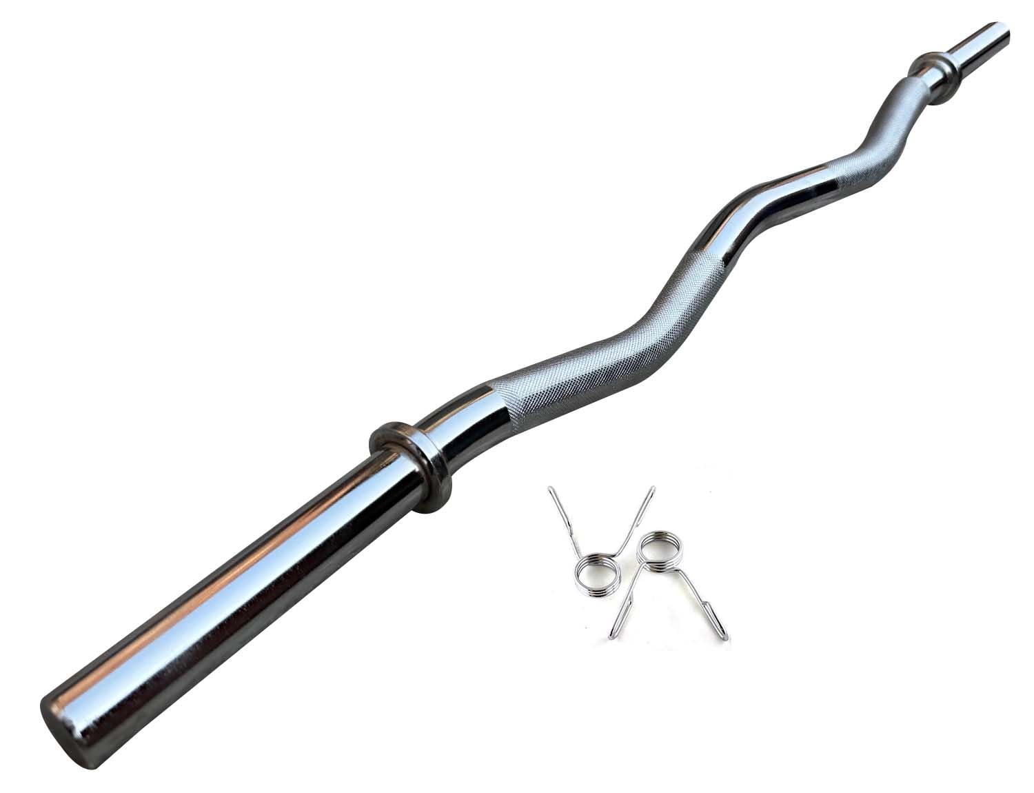 Konark Fitness Premium 28mm (4 Feet EZ Curling) Solid Steel Gym Barbell Rod – Anti-Slip Grip, Chrome-Plated Weightlifting Bar for Home & Commercial Gym | Durable Workout Bar for Strength Training & Powerlifting-image-33