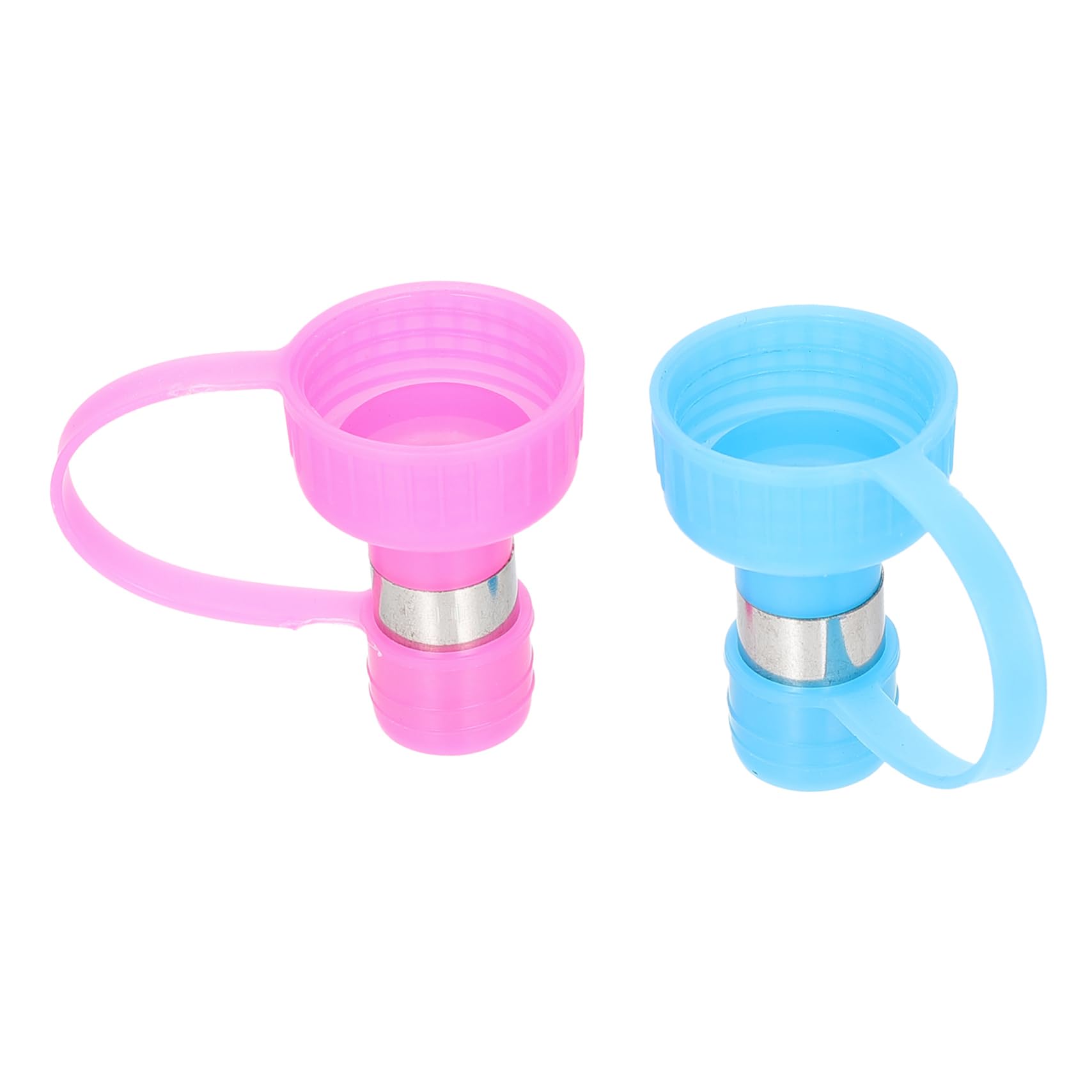 VICASKY 2Pcs Portable Dog Water Bottle with Leak Kettle Cap for Outdoor Travel Hiking Food Grade Materials Includes Colors Convenient Hanging Design