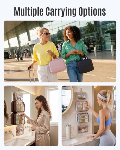 Travel Toiletry Bag - Hanging Makeup Organizer for Women & Men - image 7