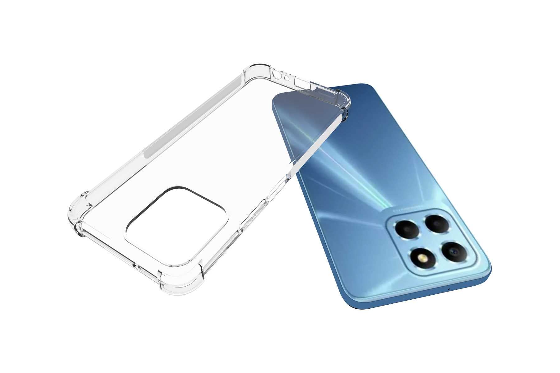 Custodia Soft Armor Per Honor X8 5G: Protezione Anti-Urto Sottile E Trasparente