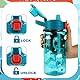 MHwan Robuste und Bruchsichere Trinkflasche Kinder, 600ml, BPA-Frei, Schöne Kinder Wasserflasche Geeignet für Schule Reisen, Tragbare Trinkflasche Kind