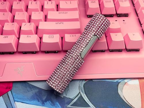 Encendedor antorcha ajustable rosa para camping miniatura 4