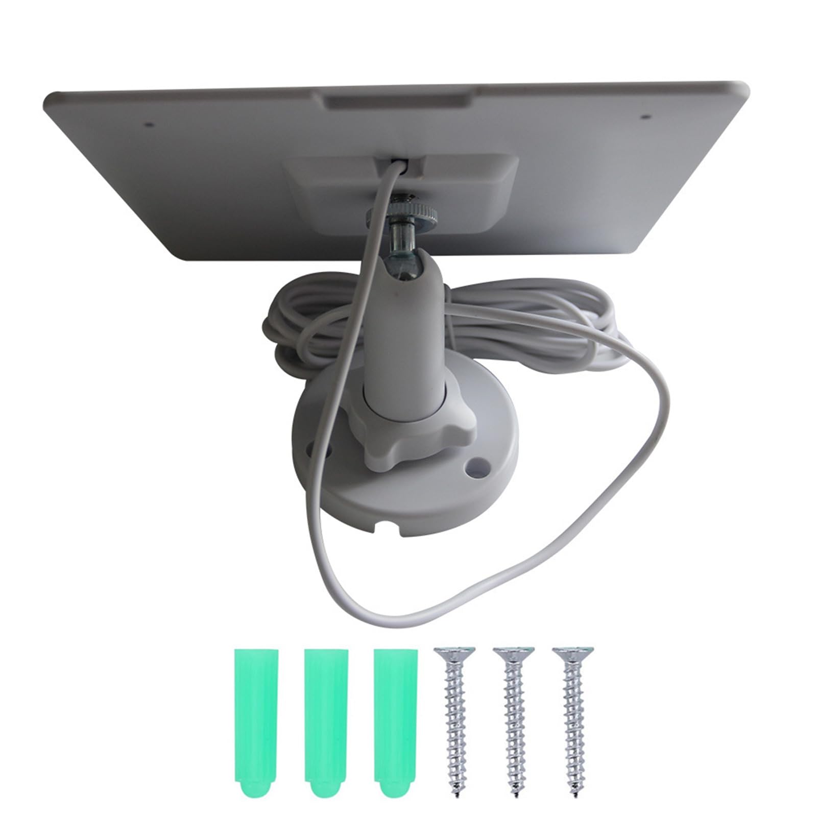 Tsophreniq Reliabled 5W ETFE Solar Charging Panel Microed USB & Type C for Rechargeable Security Cameras Always Solar
