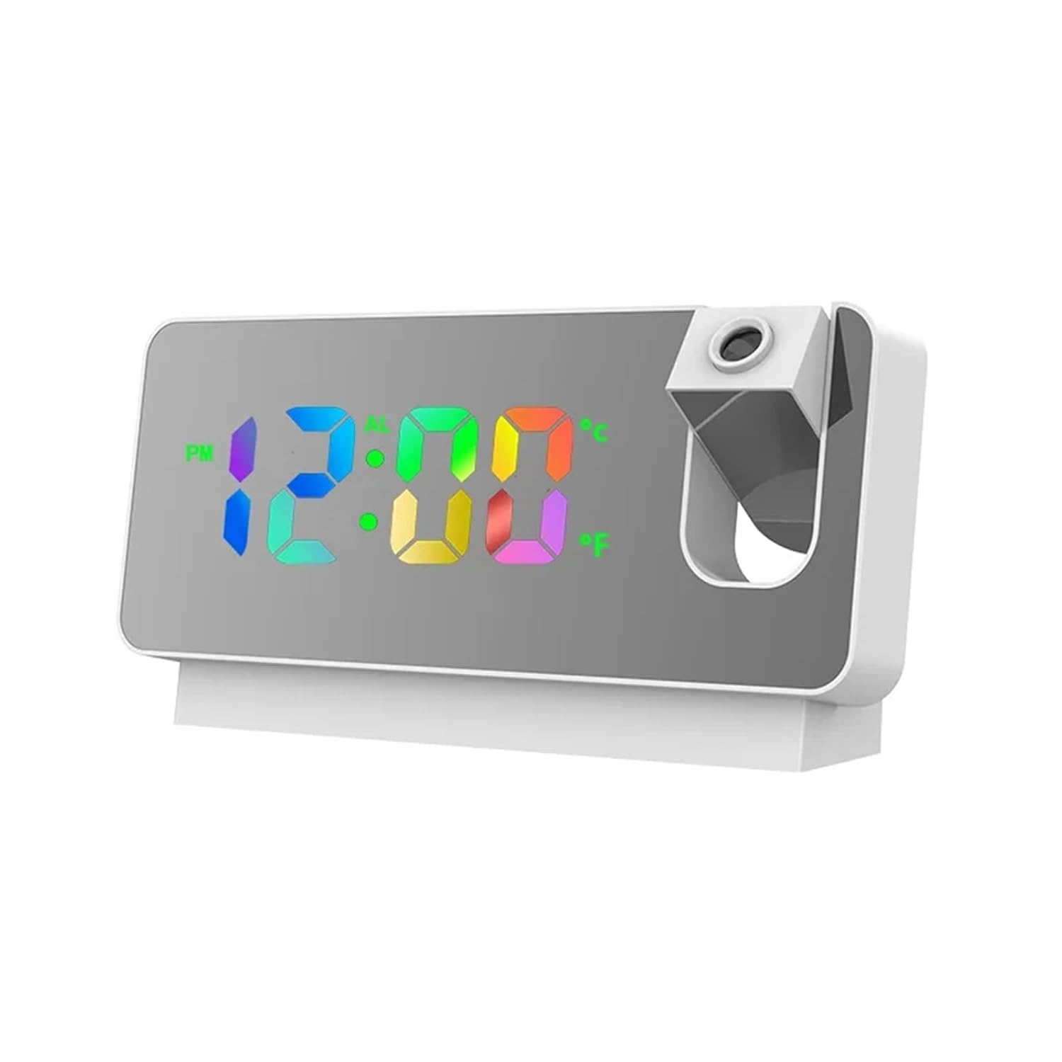 Weather Station, Wireless Weather Station Wooden Alarm Clock Digital Thermometer Humidity Temperature Wireless Sensor Home TimeWatch Desktop #30,E-1