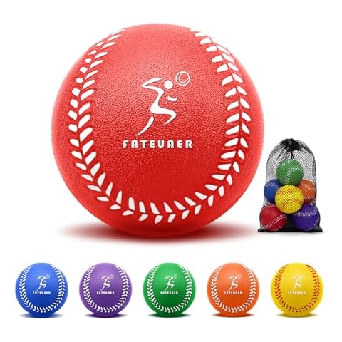 FATEUAER Foam Baseballs 6 Pack Cover