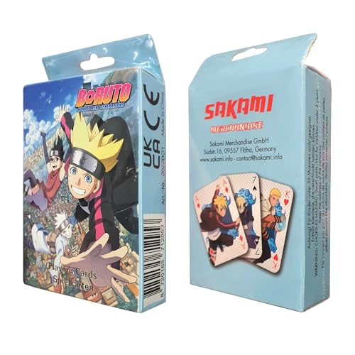 SAKAMI - Naruto Boruto - 52 naipes de póker miniatura 2