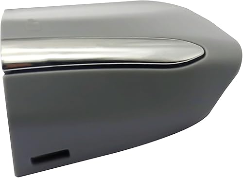 DS7Z54218A15DC - Tapa de bisel para manija de puerta delantera y exterior del conductor, DS7Z-54218A15-DC, compatible con Edge Dark 2015-2020, gris