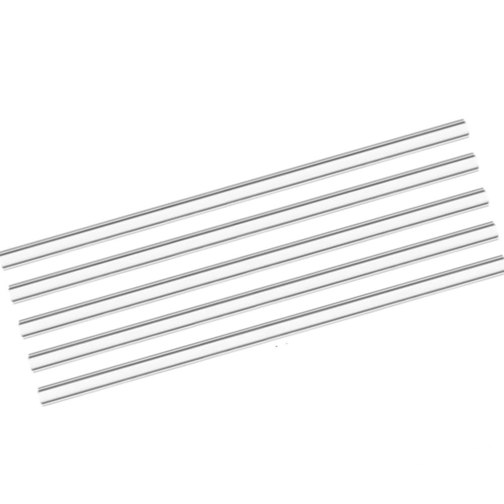 5Piezas Tubo Vidrio Cuarzo 30Cm Transparente 1Mm, Tubo Redondo Para Escuela | Tubo de vidrio de cuarzo redondo transparente(17mm)