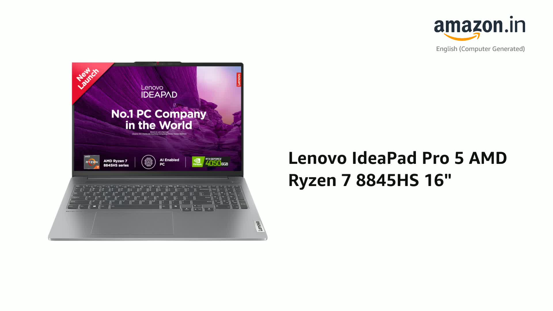 Lenovo IdeaPad Pro 5 AMD Ryzen 7 8845HS 16