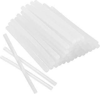 Pack de 50 bâtons de colle chaude 11mm x 200mm, bâtons transparents pour pistolet à colle chaude, colle pour bricolage, réparations et décorations – Bâtons universels pour pistolet à colle.