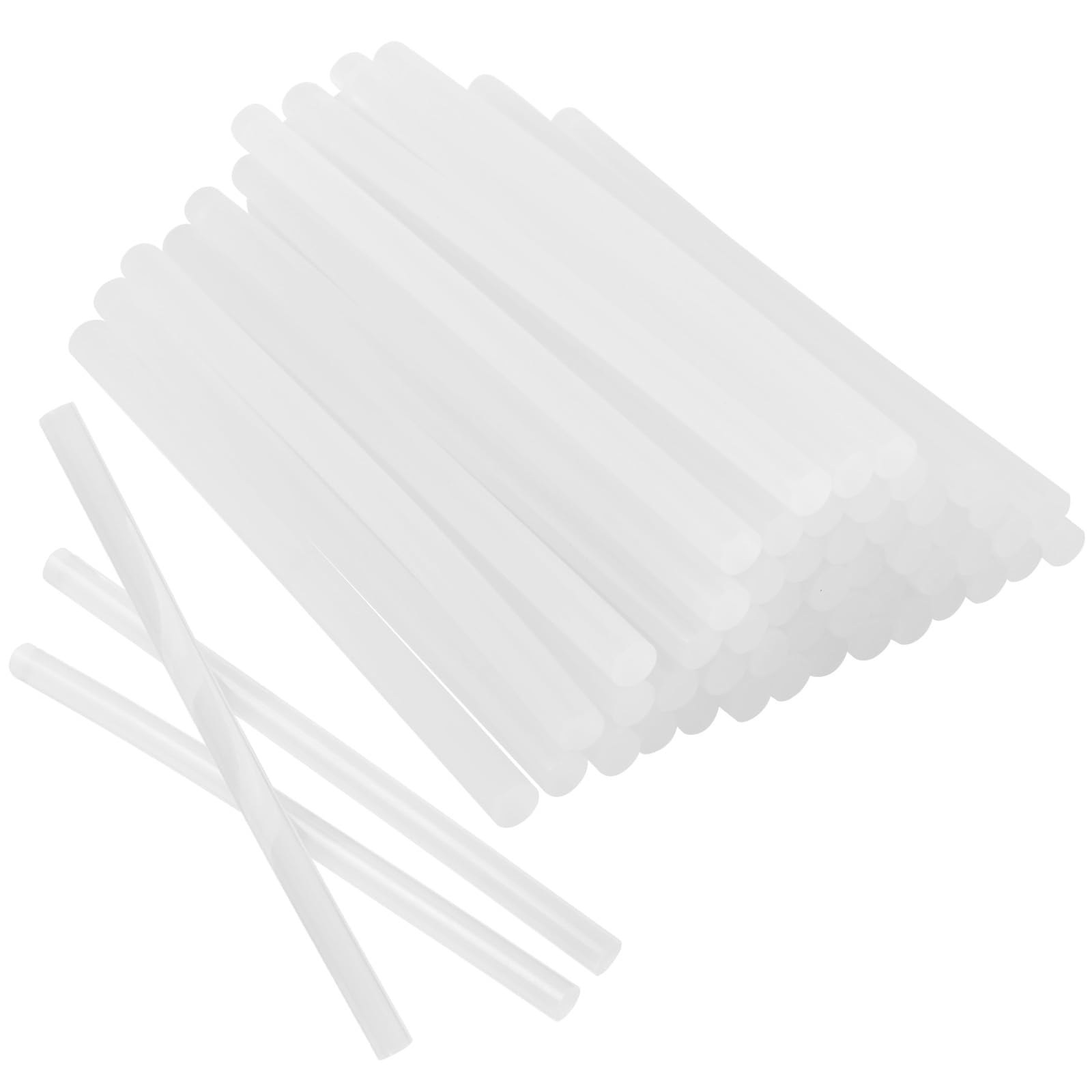 50 pezzi 11 mm x 200mm, bastoncini trasparenti per pistola colla a caldo, stick colla a caldo per fai-da-te, riparazioni e decorazioni – Ricarica universale per pistola colla a caldo.