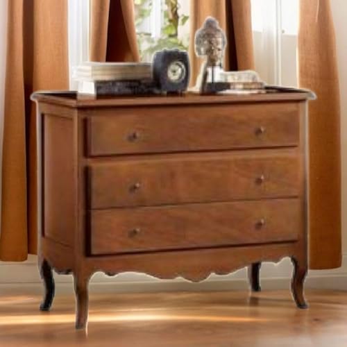 Vicentini arreda COMO CLASSICO PROVENZALE IN LEGNO NOCE SCURO ARTE POVERA