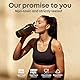 Smartshake O2GO ONE Protein Shaker Flasche 800 ml | 27 oz – Shaker mit Pulverfach – Auslaufsicherer Schraubdeckel – BPA frei – Unisex Gym Shaker – Blue Navy
