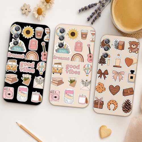 Image of COLORflow Back Cover Compatible with Samsung Galaxy A34 5G | Pastel Dreams Collection Customized Back Cover Compatible with Samsung Galaxy A34 5G
