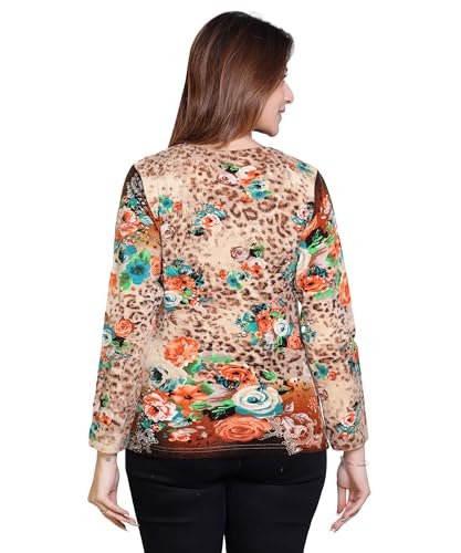 Image of Grand Line Women's Winter Wear Warm Pull on Full Sleeve Round Neck Top for Women