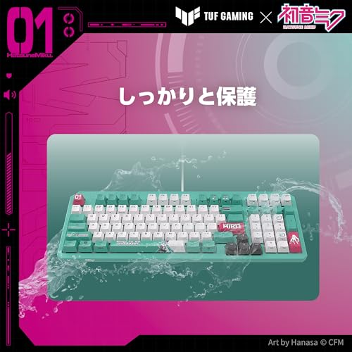ASUS TUF Gaming K3 Gen II Hatsune Miku Edition の商品画像 2