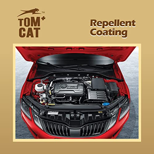 Image of Tom Cat Gold No Entry Rat Repellent Spray for Cars - Long-Lasting | Easy Spray Nozzle, Leak-Free, Up to 1-Year Effectiveness | Includes Protective Glove & Mask - Pack of 1 | 120 ML - FORMULATION 5X