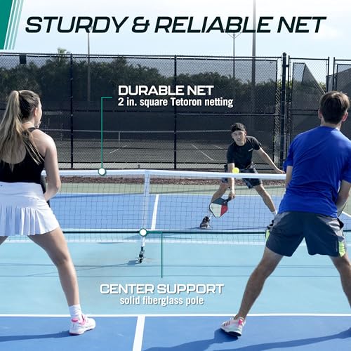 Image of Orca Pickleball Nets Multiple Styles, Full Court and Half Court Sets, Perfect for Indoor and Outdoor Pickleball Games