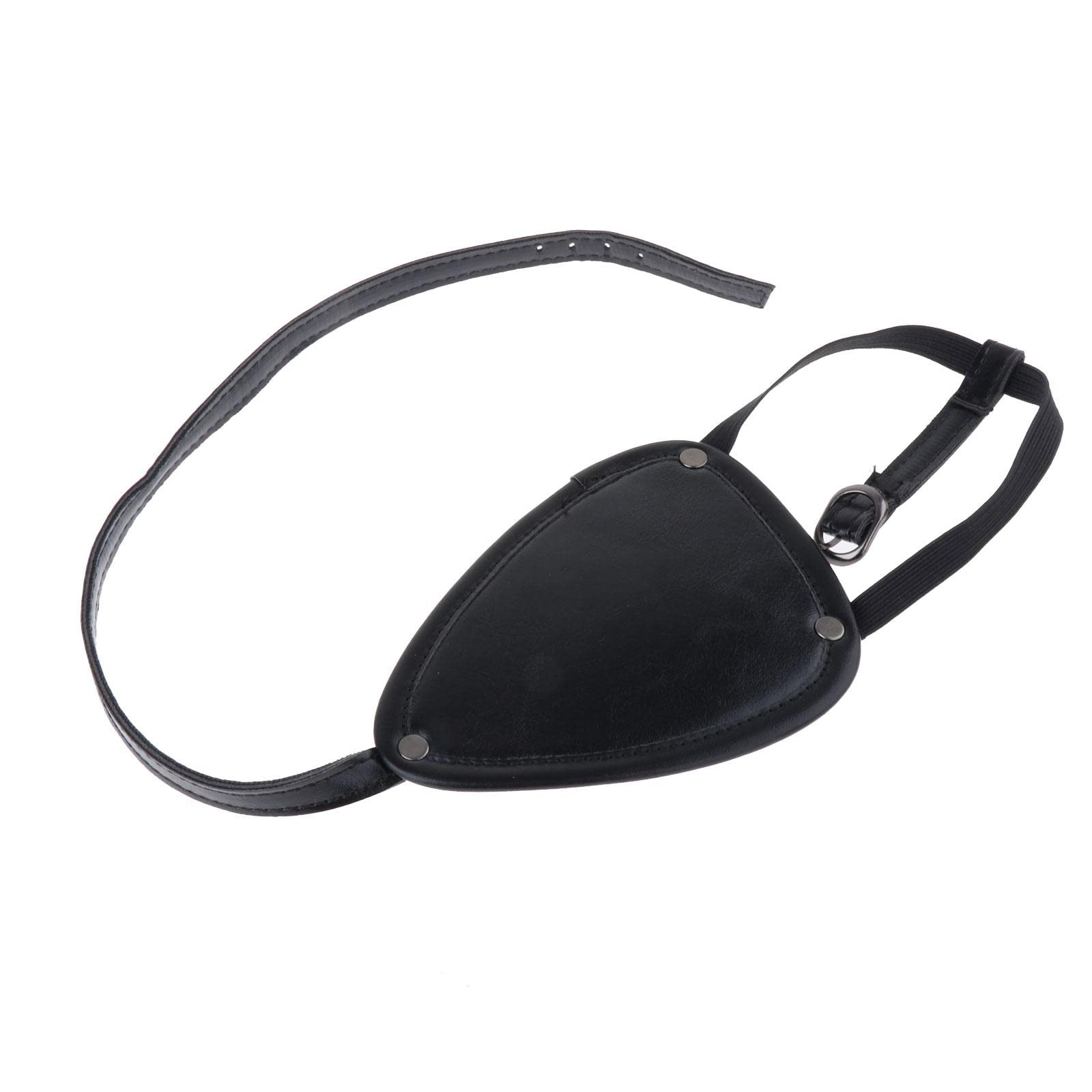 Benda per occhi da pirata, regolabile, creativa, per cosplay, travestimento, adulti, occhio sinistro, 13 cm x 10 cm