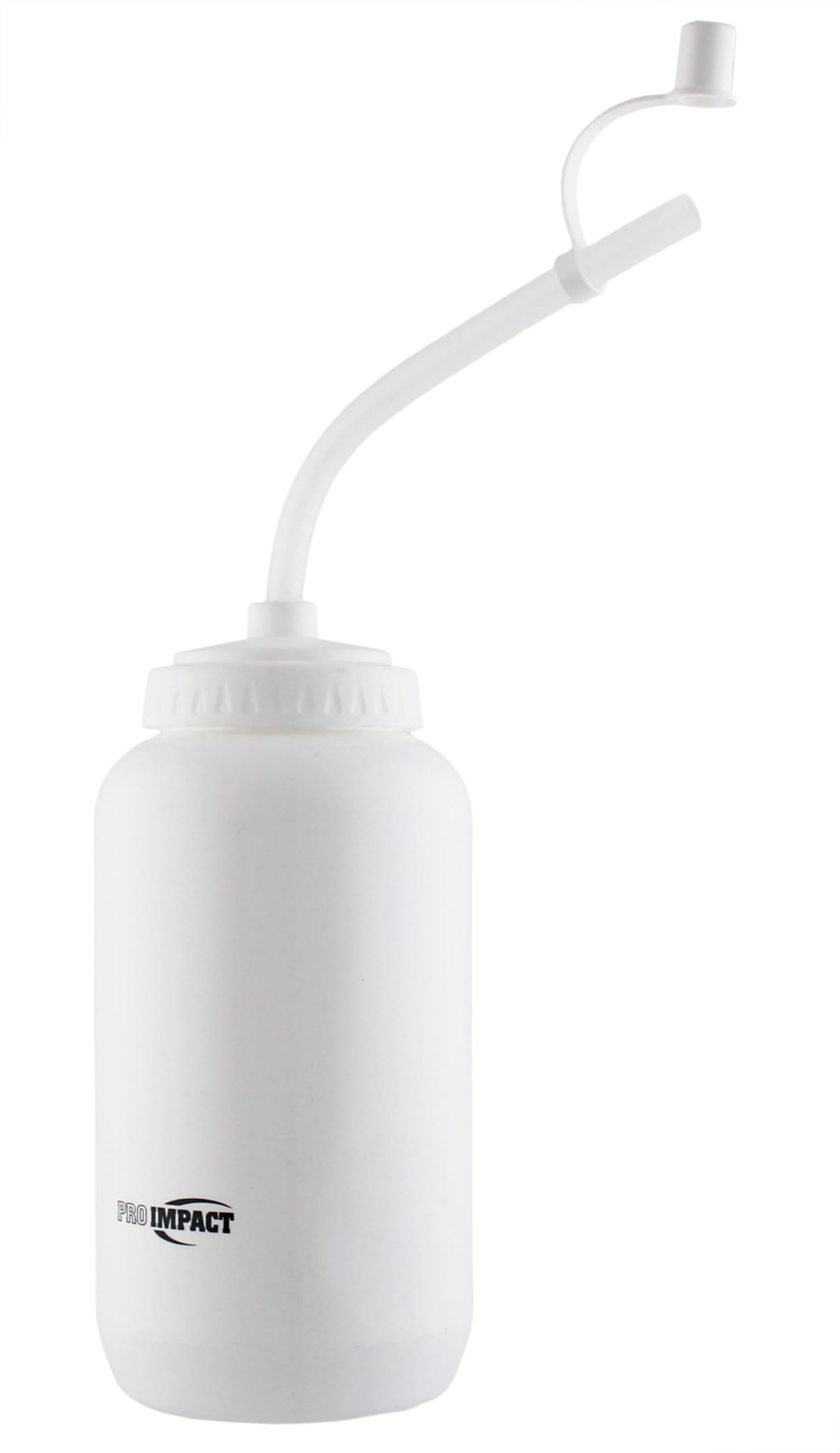 Box-Wasserflasche – quetschbarer Kunststoff mit langem Strohhalm – ideal für Fitnessstudio, Yoga, Sport, Boxen, Lacrosse, Fußball, Hockey, Radfahren & Outdoor (1006 ml) (weiß)