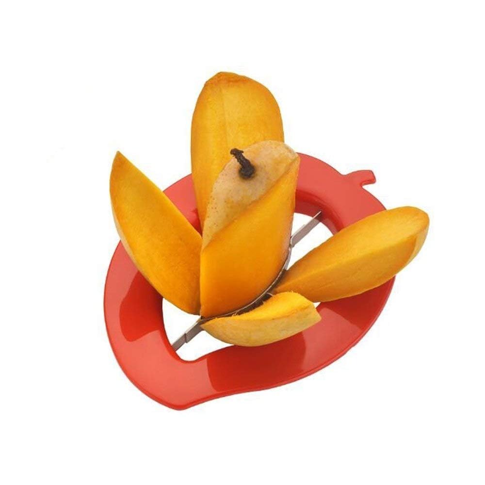 DADEE Plastic, Steel, ABS Mango Cutter Chopper Slicer Tool Slicing Machine, Multicolour-image-41