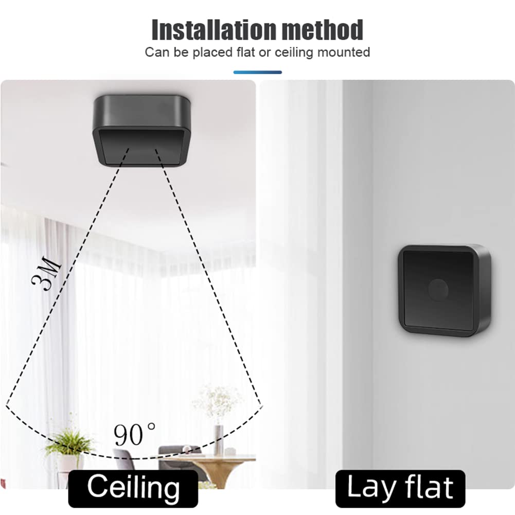 ZigBee Sensor de presencia mmWave Radar de precisión Sensing Hogar inteligente Cuerpo humano Existe Sensor Soporte Tuya