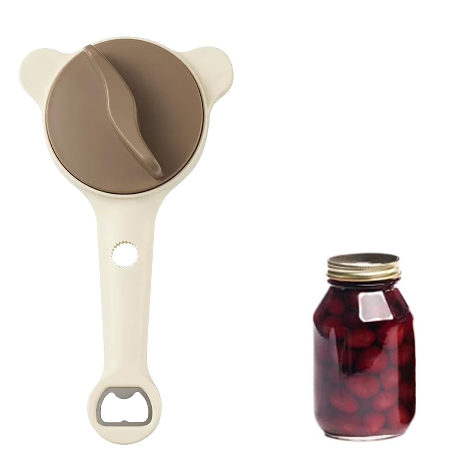 2026 New 4-in-1 Jar Opener, Multi Function Adjustable Bottle Opener Can Lid Opener for Seniors with Arthritis