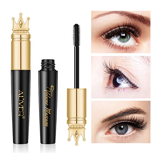 ColorfulLaVie Mascara 4D, Mascara Imperméable Extra Longue Longue Durée Mascara Curling Cover