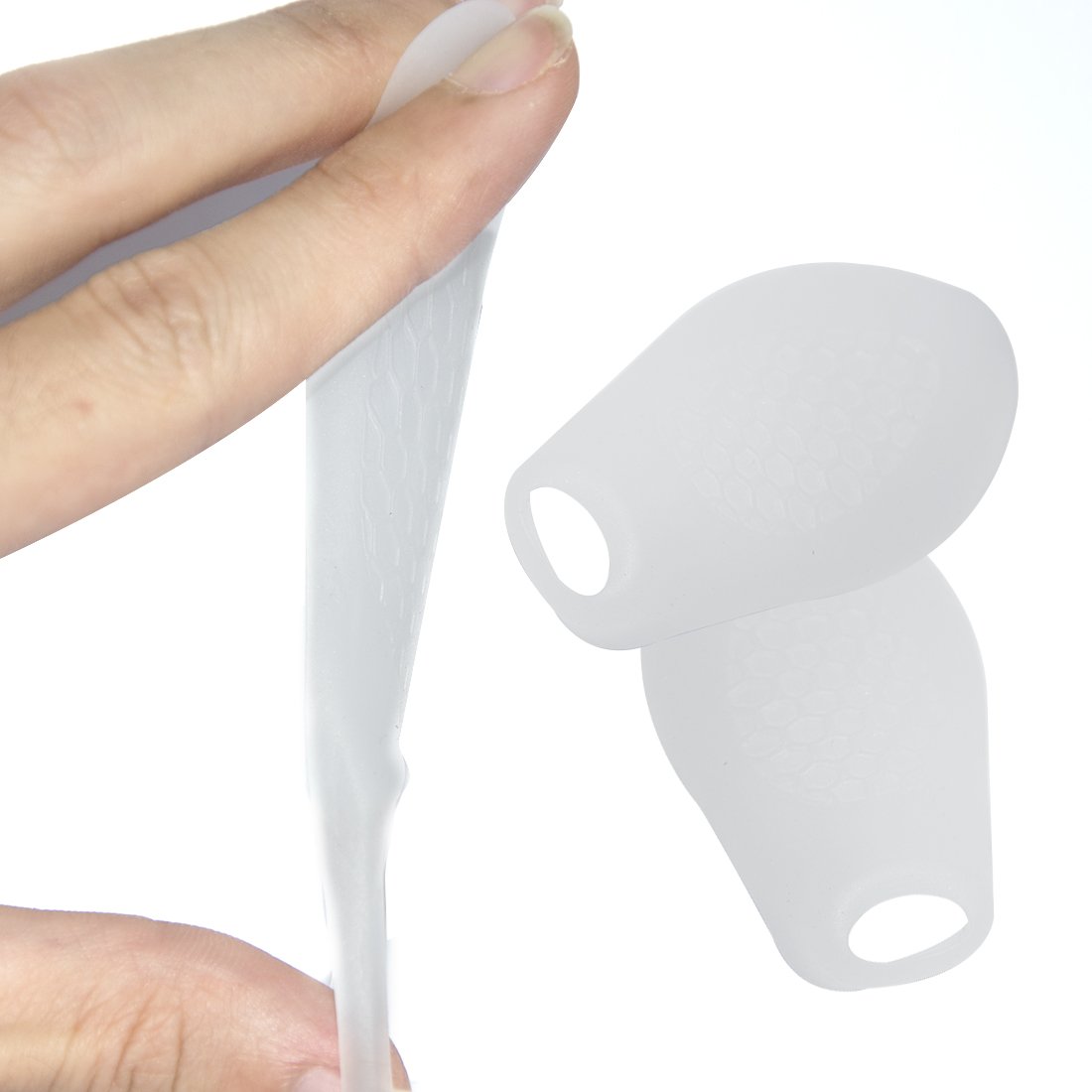 Pedimend morbido silicone Protezione delle dita dei piedi raddrizzatore alluce valgo correttore
