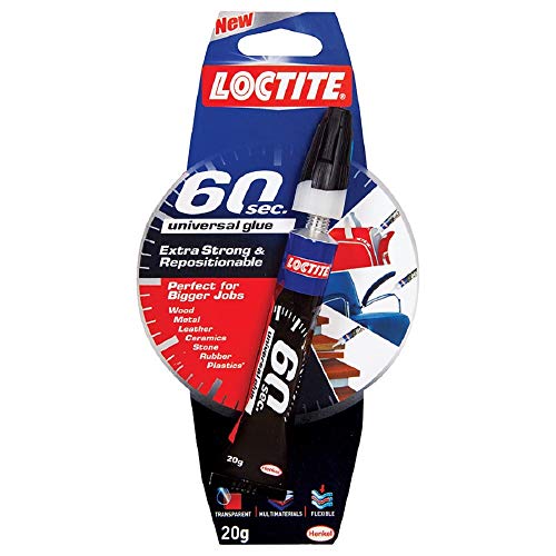 Loctite 60 Second Universal Glue, 0.6-Fluid Ounce Tube (1983330)