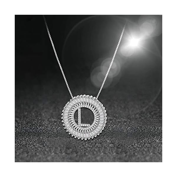 HOTIE-Silver-Plated-A-Z-Alphabet-Pendant-Letter-Initial-Necklace-for-Women HOTIE Silver Plated A-Z Alphabet Pendant Letter Initial Necklace for Women