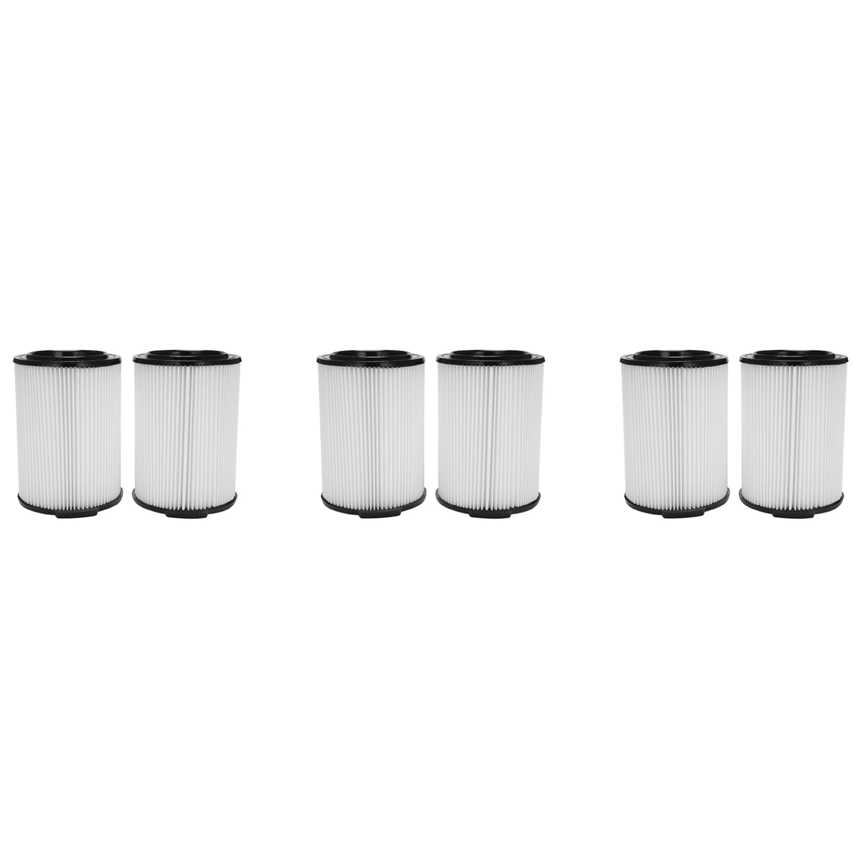 Filtre de remplacement VF4000 pour aspirateur de 5 à 20 gallons (pack de 6)