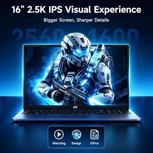 Image of NIMO 16 inch IPS FHD+ Gaming AI Creator Laptop, AMD Ryzen 7 7730U 8 Cores