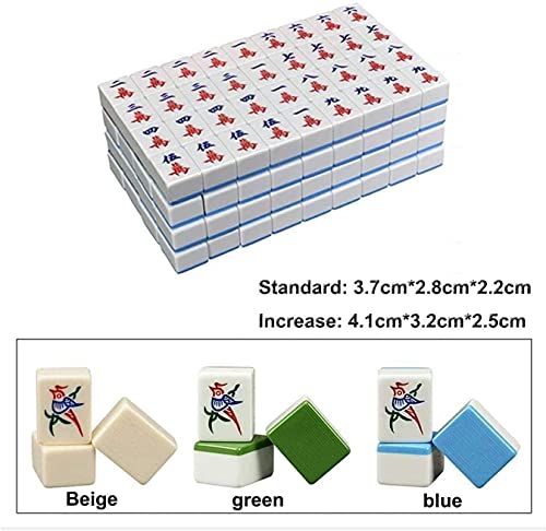 Boutique Mahjong juego tradicional chino azul miniatura 6