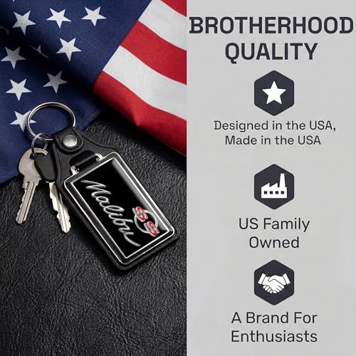 Image of Brotherhood Car Key Chain for Chevelle - Classic Models Keychain for Men and Women Gift Key Ring