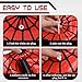 CZBRO Spider Hopper Ball, 15-Inch Bouncy Balls for Kids, Games & Parties, Inflatable Jumping Toys for Boy Toys & Girls Toys