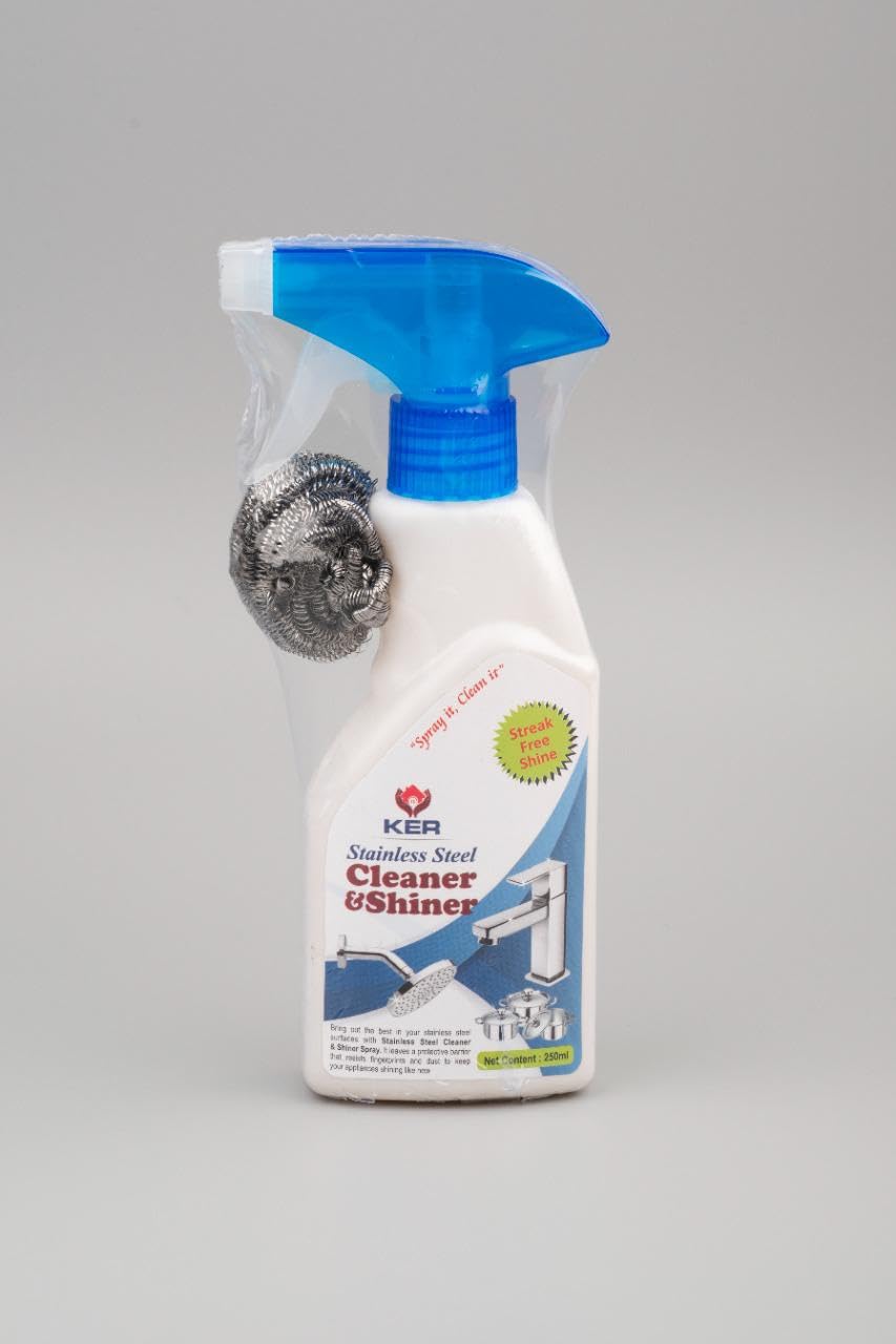 KER Stainless Steel and Multi Surface Cleaner Bottle- 250ml (B0CT34Z47N) Amazon Price History, Amazon Price Tracker