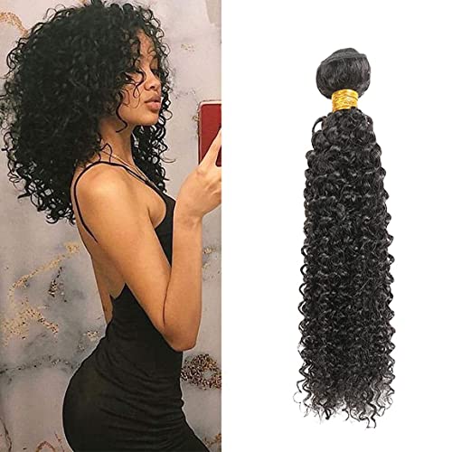 Curly Wave Brazilian Remy Hair 1 Bundles Hair Weave For Women 18 Inch