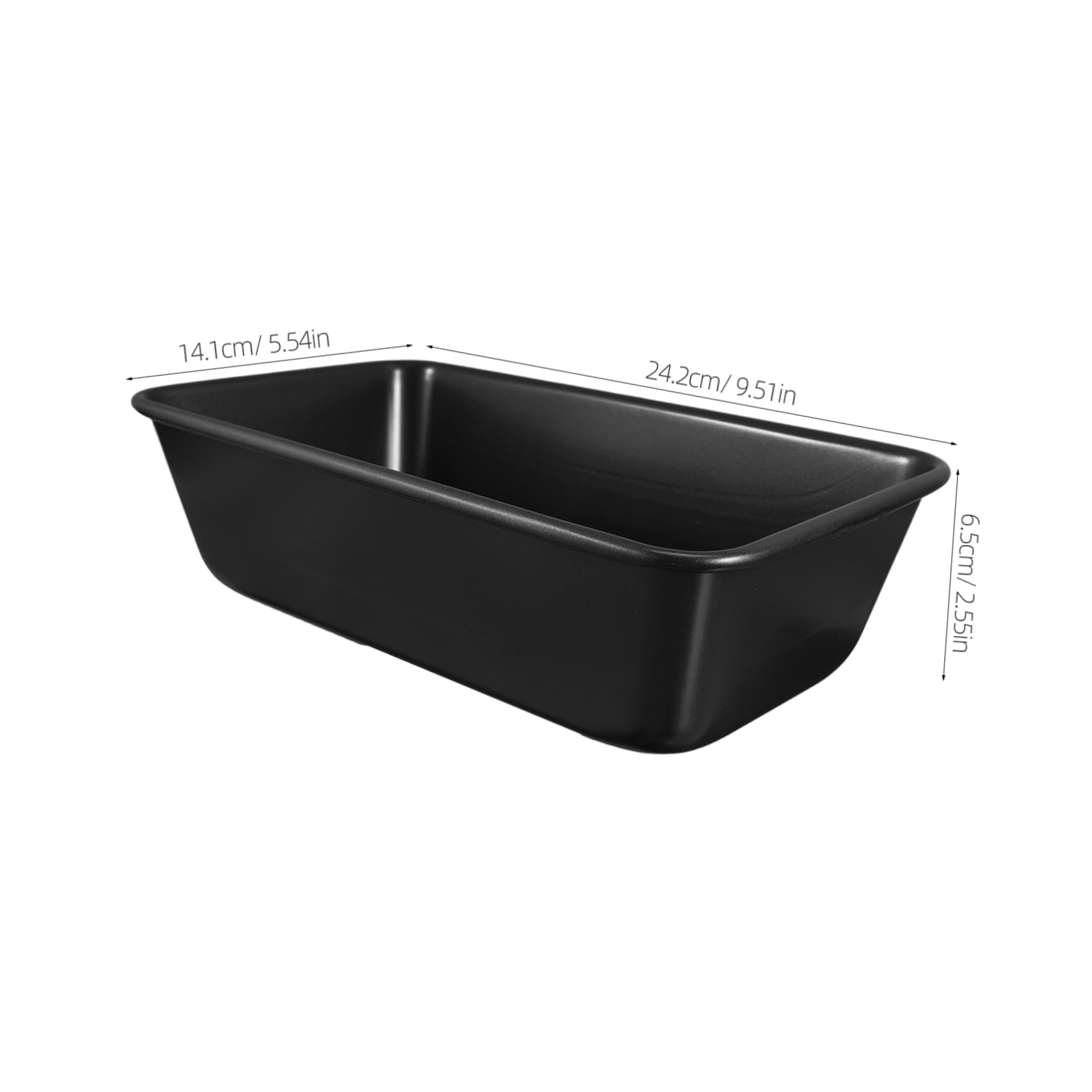 Moule à Cake Rectangulaire Robuste 2 Lb en Alliage D'aluminium
