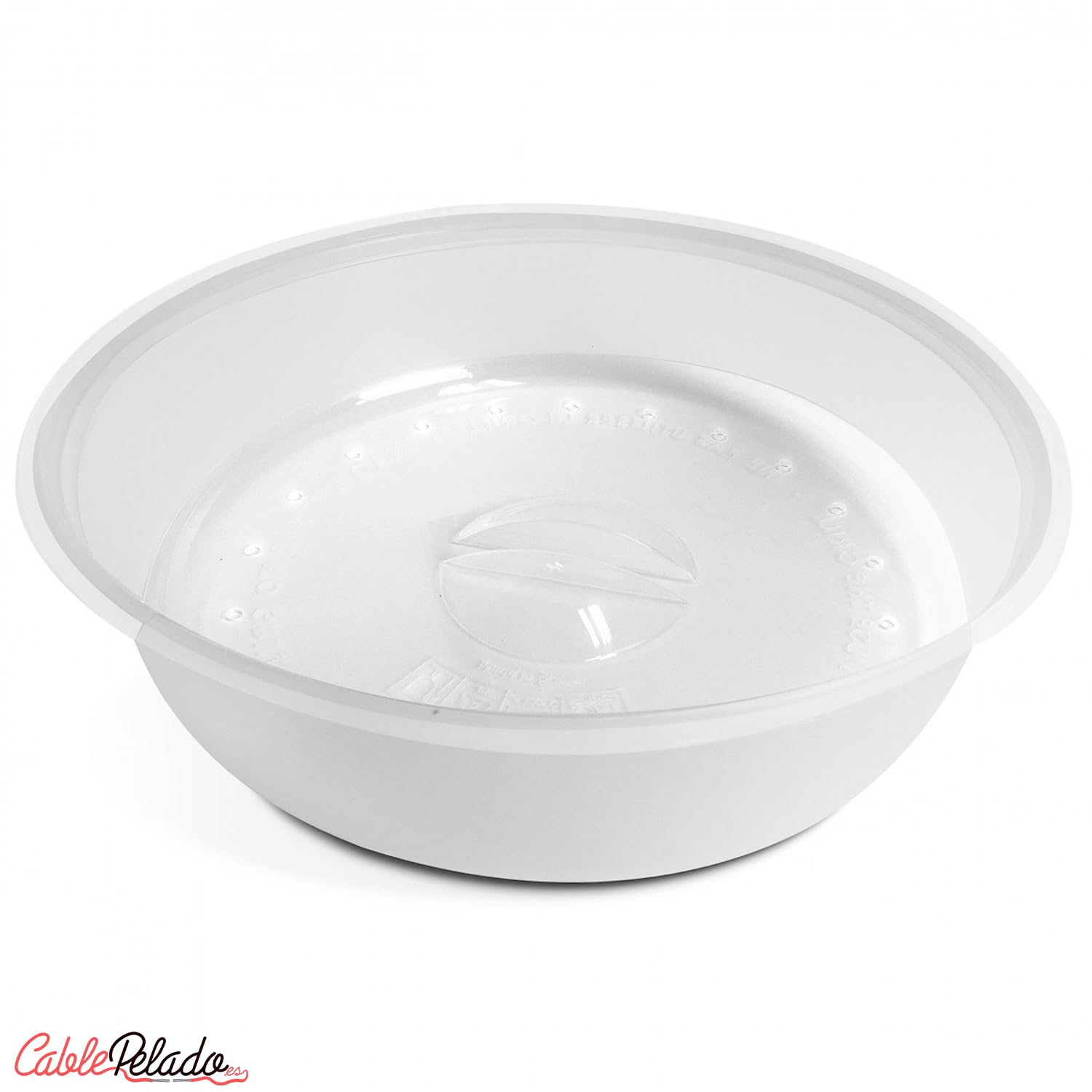 CABLEPELADO Tapa para Microondas con Salida de Vapor, Tapadera microondas Libre BPA, Tapadera Calentar Comida, Tapa Protectora para Microondas, Libre de BPA, 27,5 cm diámetro x 7.5 cm Altura