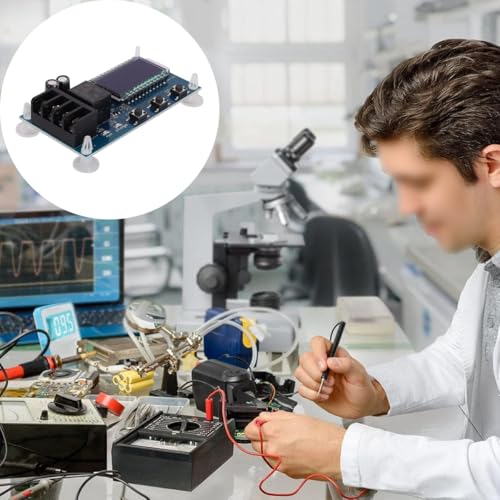 Alide XY-L10A Batterieladeregler, 6V-60V Batterieladeregler mit LCD-Anzeige und Zeitsteuerungsfunktion