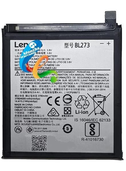Image of Original BL273 4000mAh Replacement Part for Lenovo K8 Plus 6 Month Replacment Waarranty