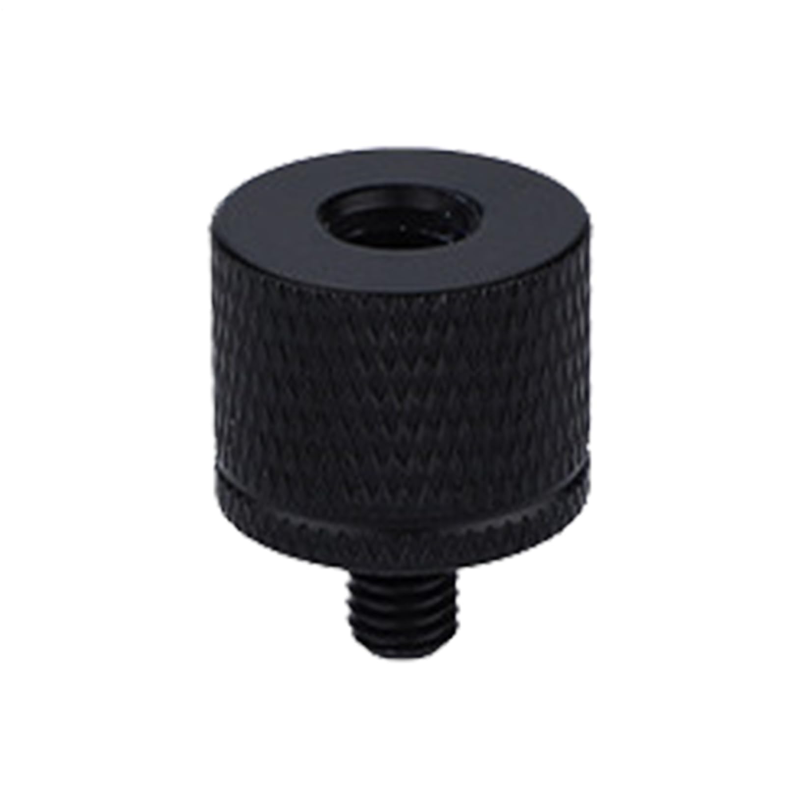2 Stück Kameraschraube Adapter | Stativ Stand Nut 1/4 Buchse auf M5 M6 M8 Tragbarer Konvertierungsstecker von Mutter für Mikrofonständer für professionelle Hobbyisten, Schwarz